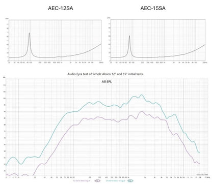Scholz Sugarcone R-2/AEC-SA  12"&15" Alnico Speaker - Audio Eyra Exclusive