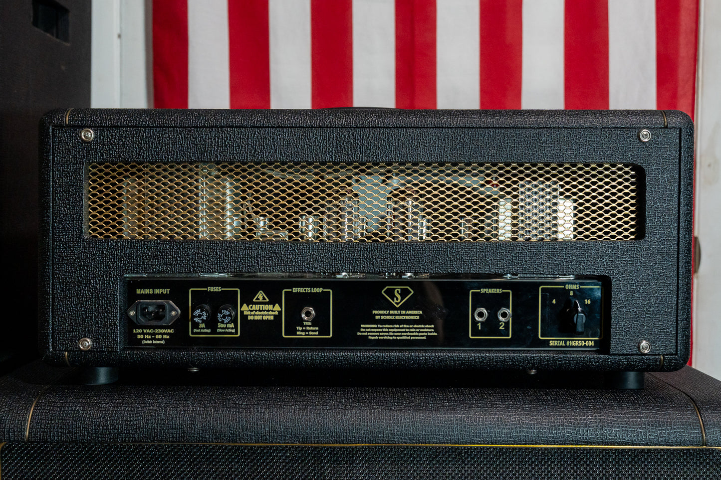 Custom GS-50 Amplifier Head - 50 Watt - Reverb - Grand Master Attenuator
