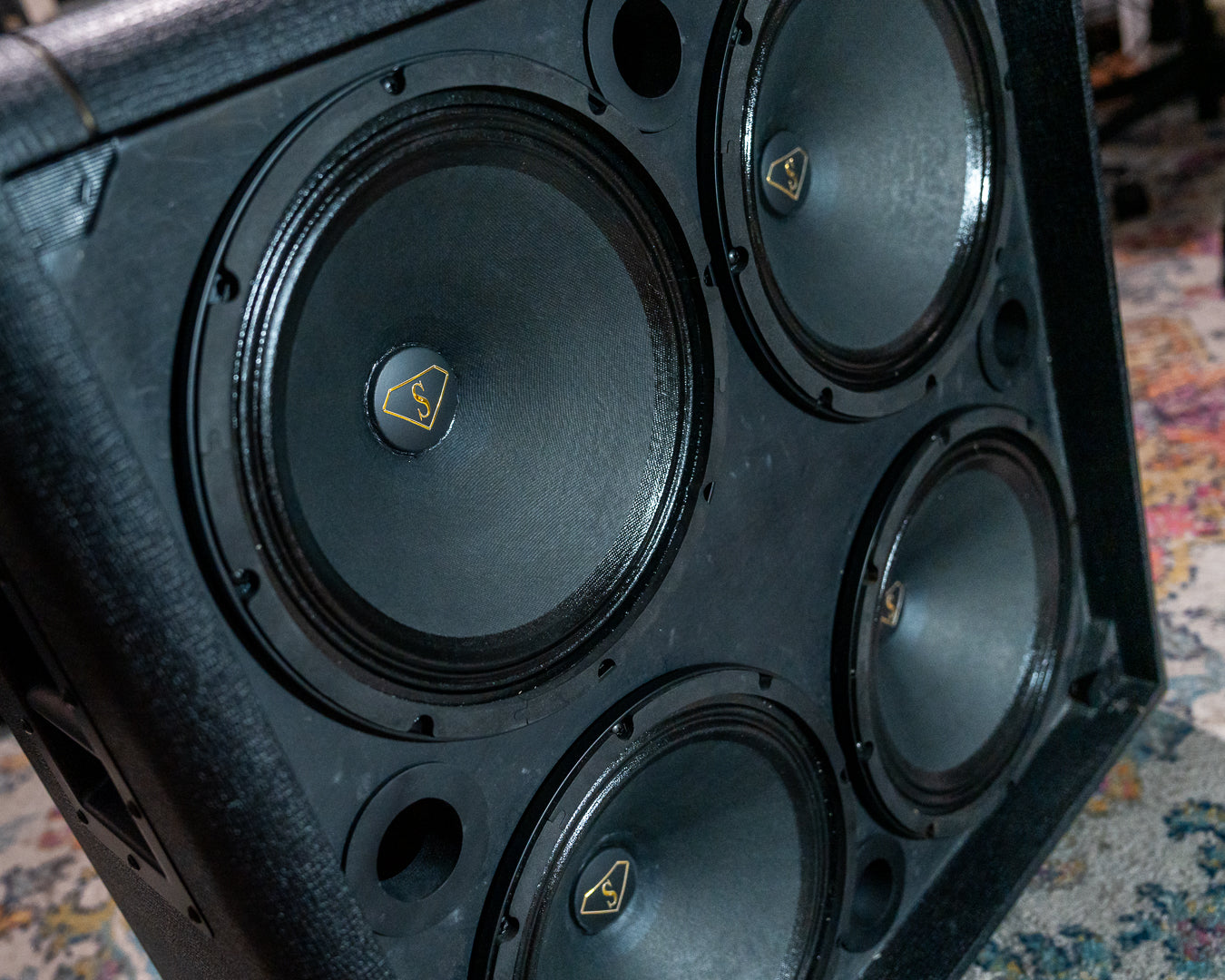 Scholz 4x12” Speaker Cabinet - P-18 Plain Cone Speakers - First Ever Made