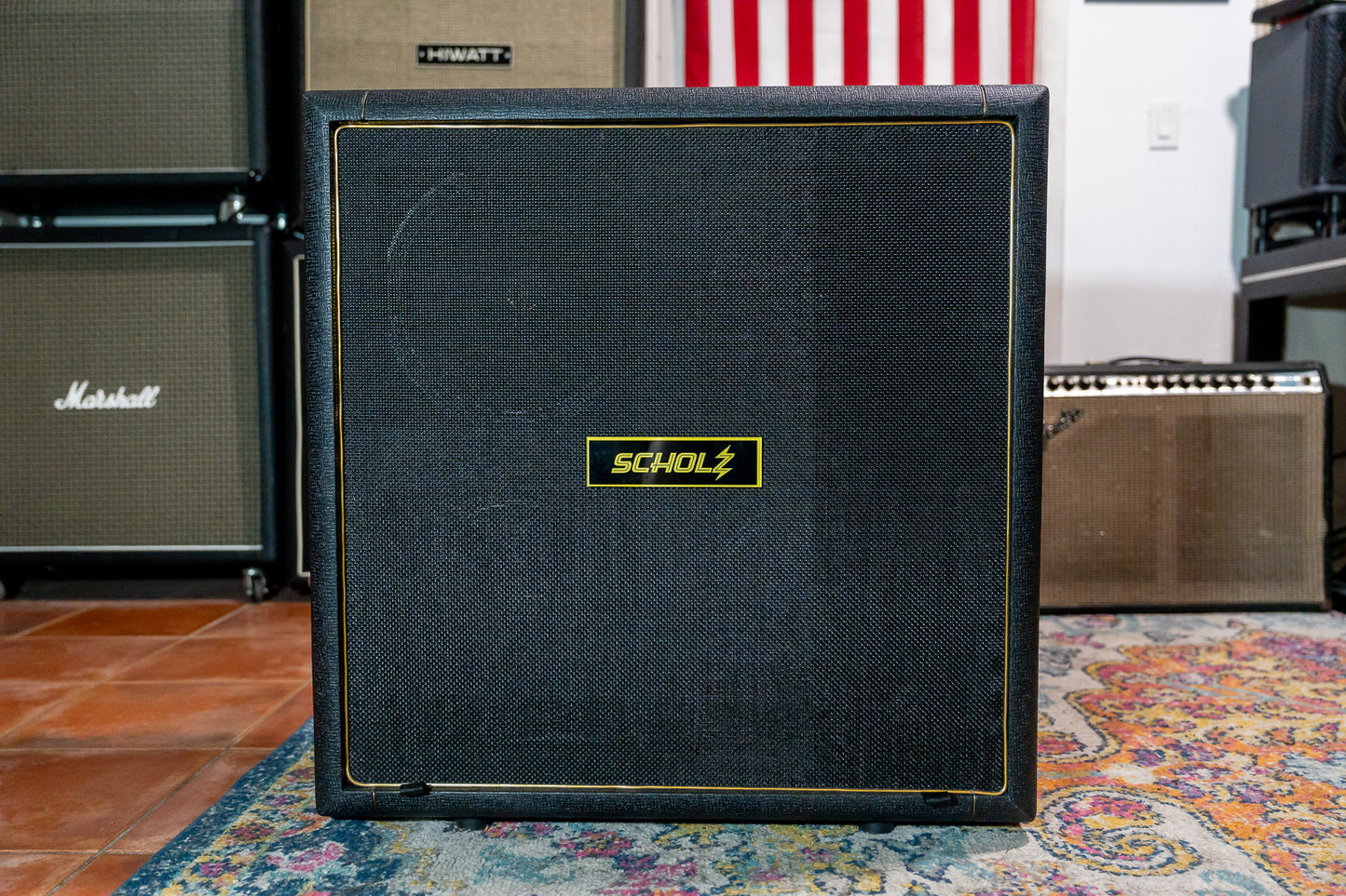 Scholz 4x12” Speaker Cabinet - P-18 Plain Cone Speakers - First Ever Made
